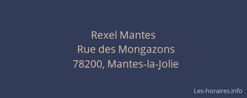 Rexel Mantes