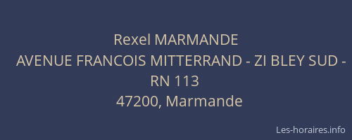 Rexel MARMANDE