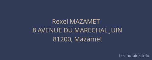 Rexel MAZAMET