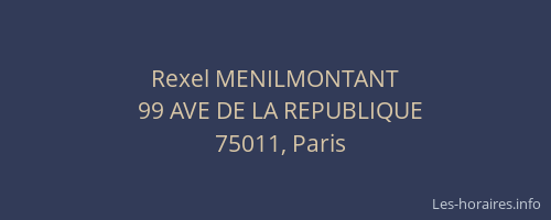 Rexel MENILMONTANT
