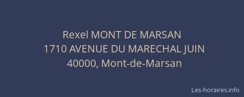 Rexel MONT DE MARSAN