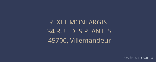 REXEL MONTARGIS