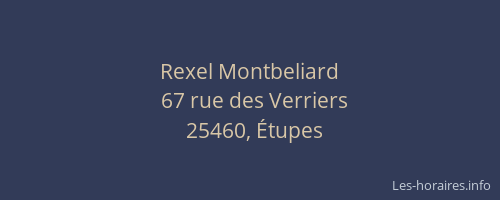 Rexel Montbeliard