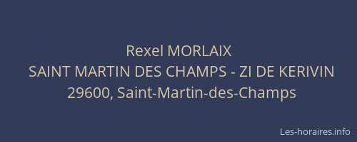 Rexel MORLAIX