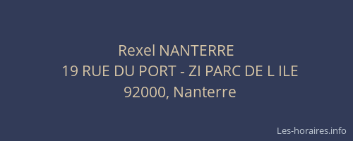 Rexel NANTERRE