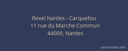 Rexel Nantes - Carquefou