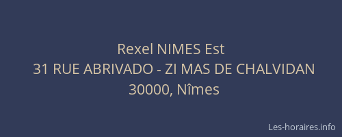 Rexel NIMES Est