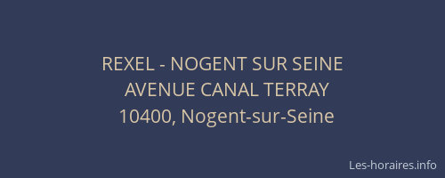 REXEL - NOGENT SUR SEINE
