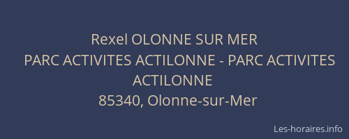 Rexel OLONNE SUR MER