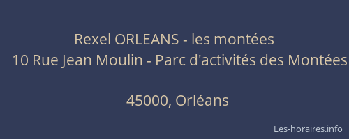 Rexel ORLEANS - les montées