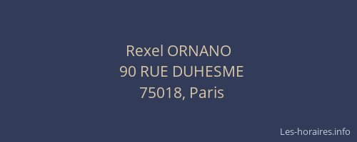 Rexel ORNANO