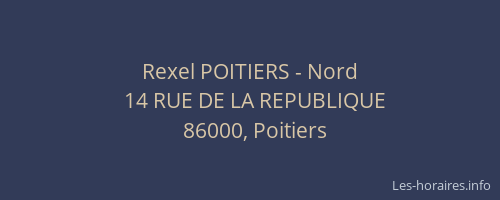 Rexel POITIERS - Nord