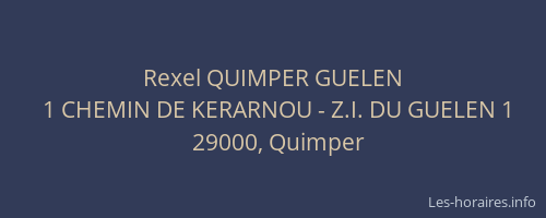 Rexel QUIMPER GUELEN