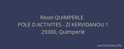 Rexel QUIMPERLE