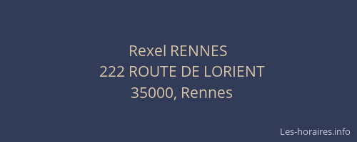 Rexel RENNES