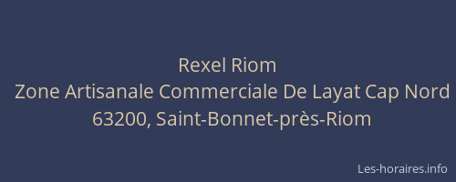 Rexel Riom