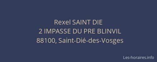 Rexel SAINT DIE