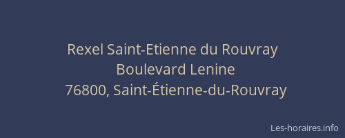 Rexel Saint-Etienne du Rouvray