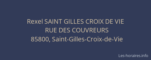 Rexel SAINT GILLES CROIX DE VIE