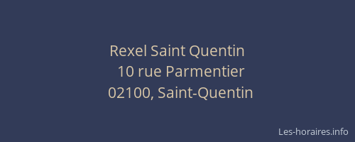 Rexel Saint Quentin
