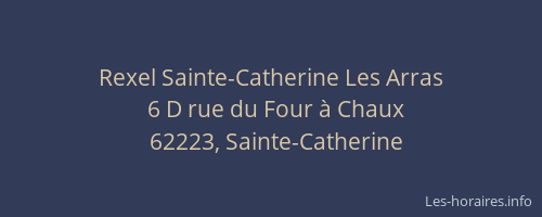 Rexel Sainte-Catherine Les Arras