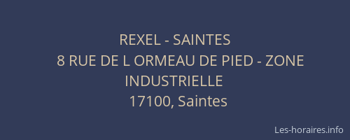 REXEL - SAINTES