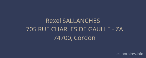 Rexel SALLANCHES