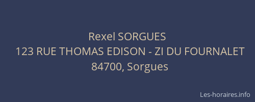 Rexel SORGUES