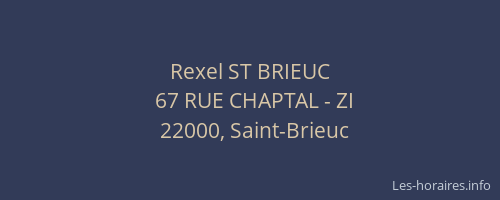 Rexel ST BRIEUC