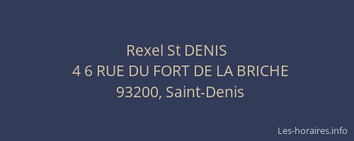 Rexel St DENIS