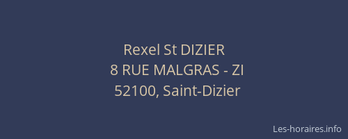 Rexel St DIZIER