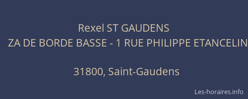 Rexel ST GAUDENS