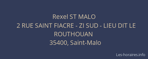 Rexel ST MALO