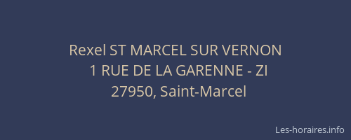 Rexel ST MARCEL SUR VERNON
