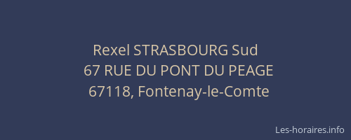 Rexel STRASBOURG Sud