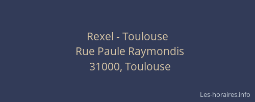 Rexel - Toulouse