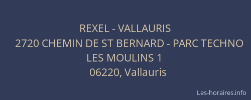 REXEL - VALLAURIS