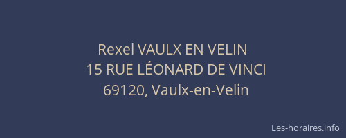 Rexel VAULX EN VELIN