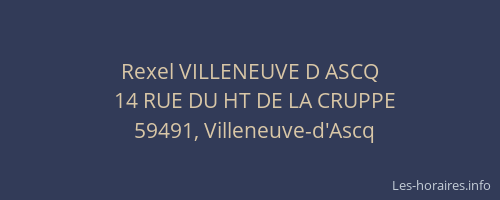 Rexel VILLENEUVE D ASCQ