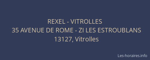 REXEL - VITROLLES