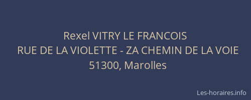 Rexel VITRY LE FRANCOIS