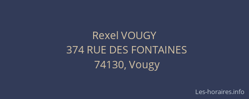 Rexel VOUGY