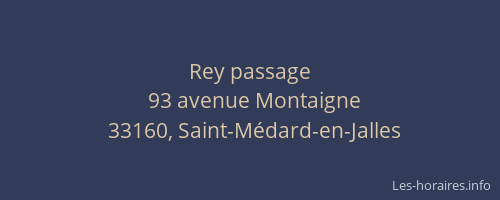 Rey passage