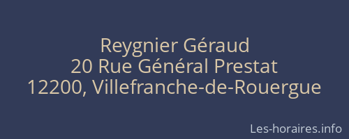 Reygnier Géraud