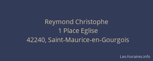 Reymond Christophe