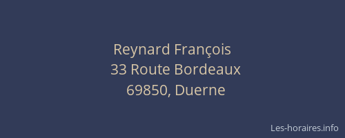 Reynard François