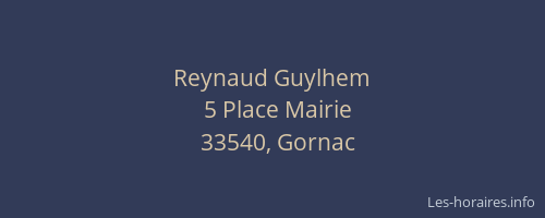 Reynaud Guylhem