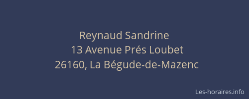 Reynaud Sandrine