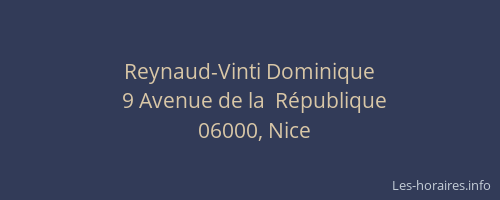 Reynaud-Vinti Dominique