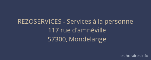REZOSERVICES - Services &agrave; la personne